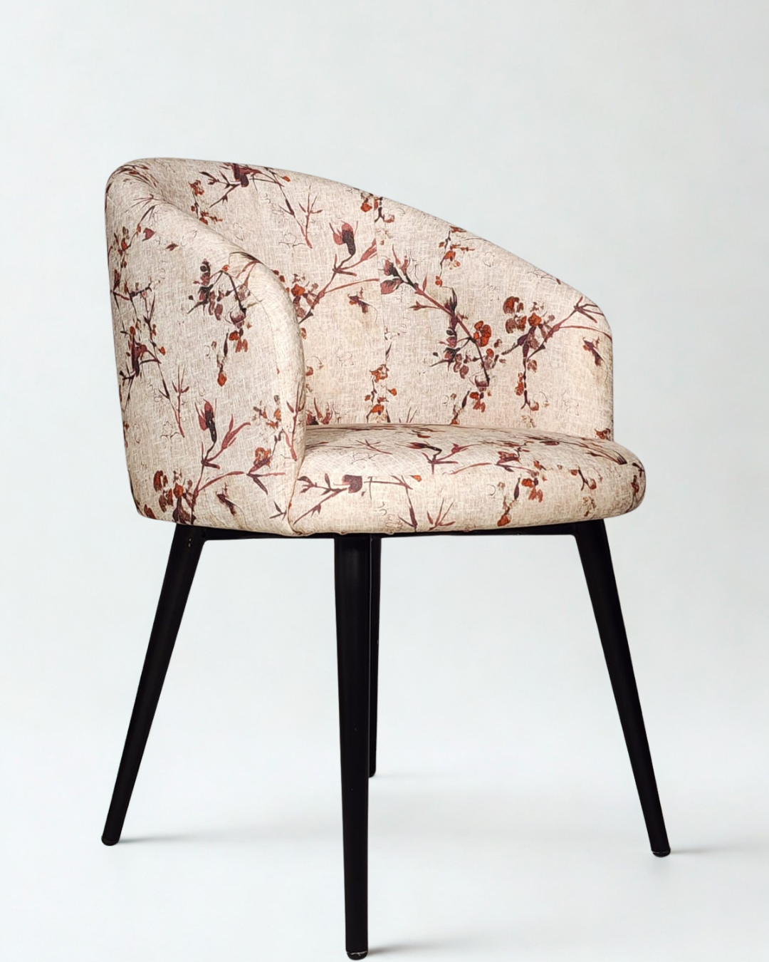 Floral Upholstered Accent Chair
