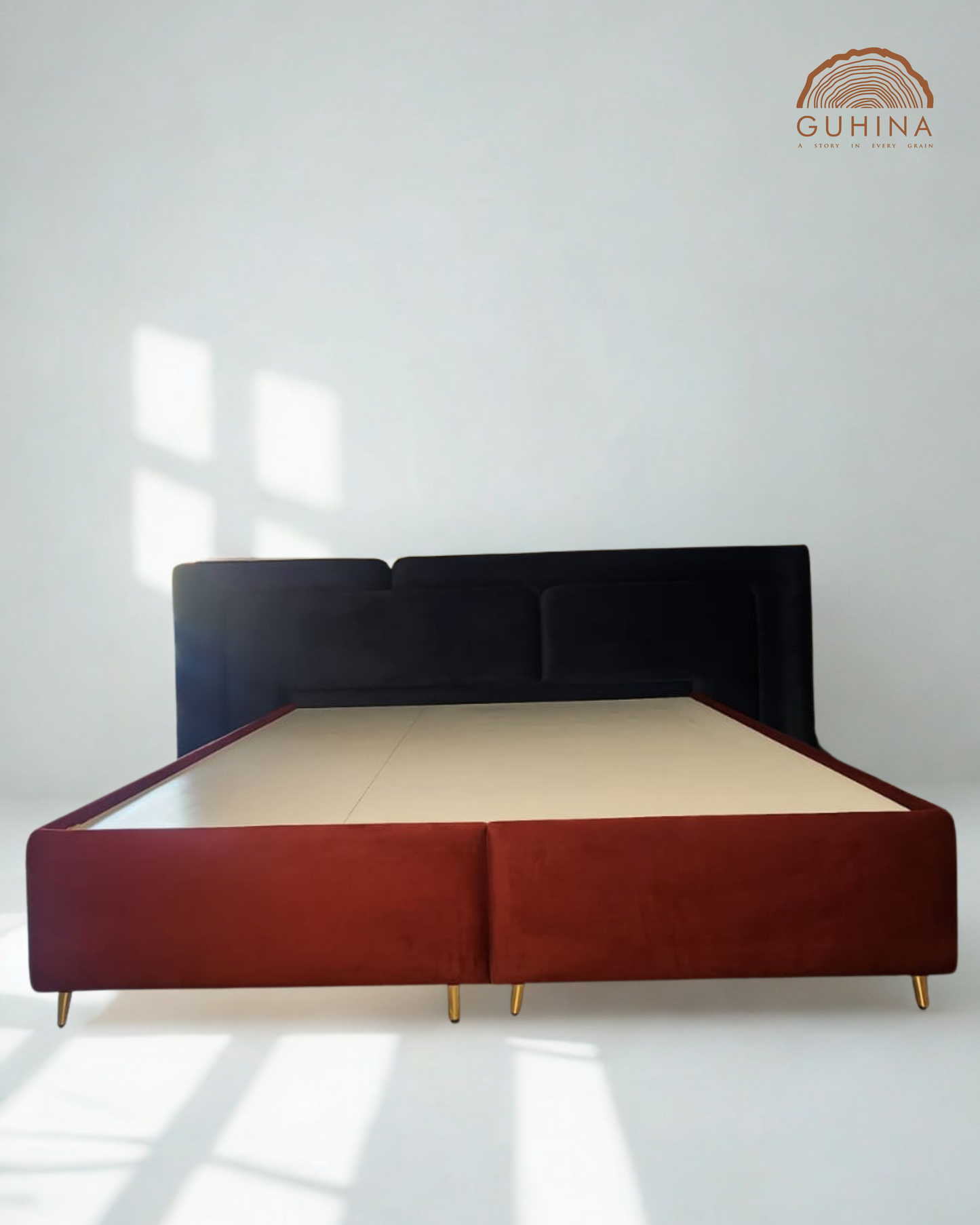 Hydraulic Storage Wooden Cot,