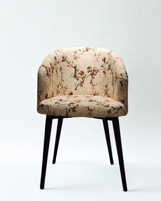 Floral Upholstered Accent Chair