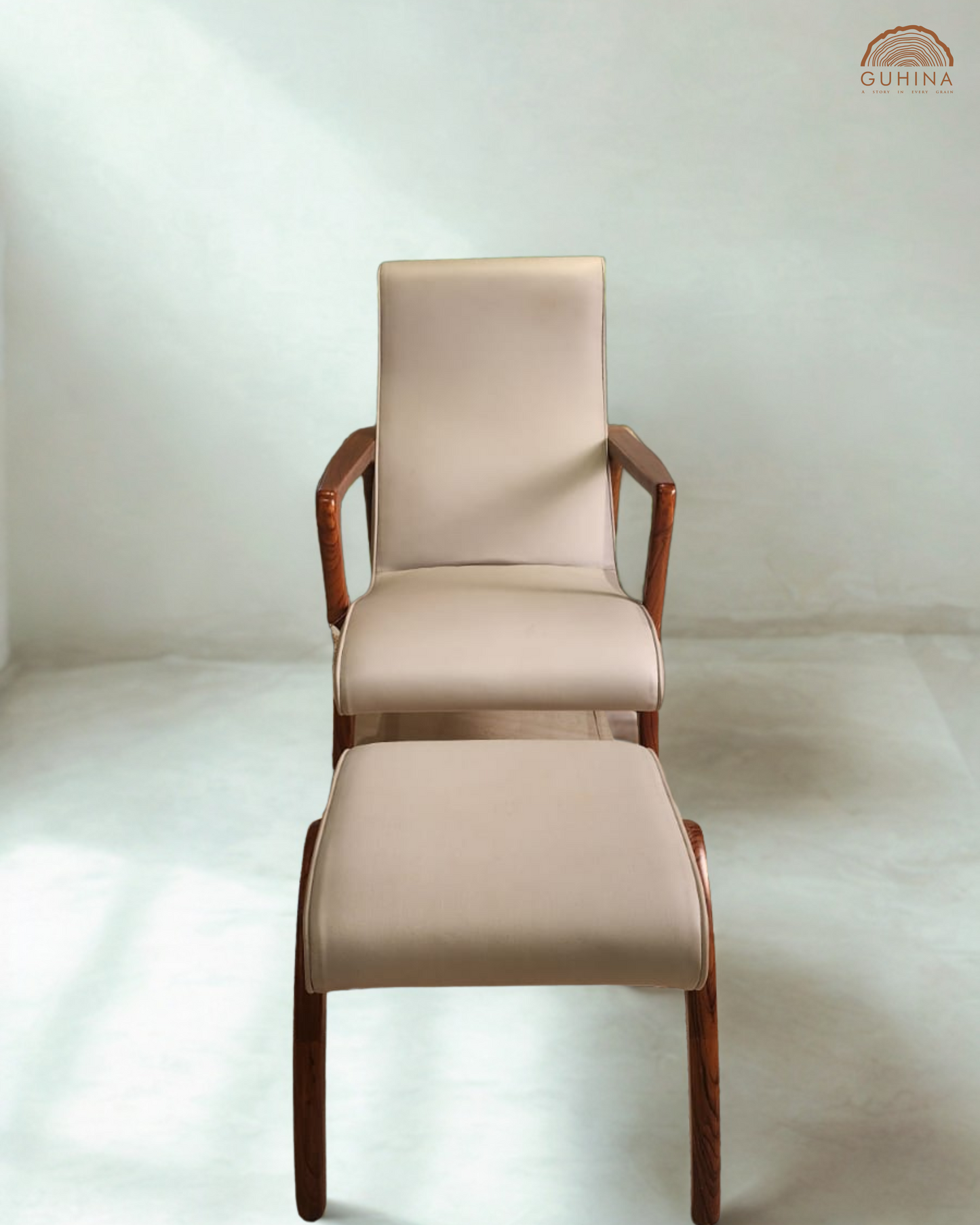 Modern Lounge Chair with Ottoman.