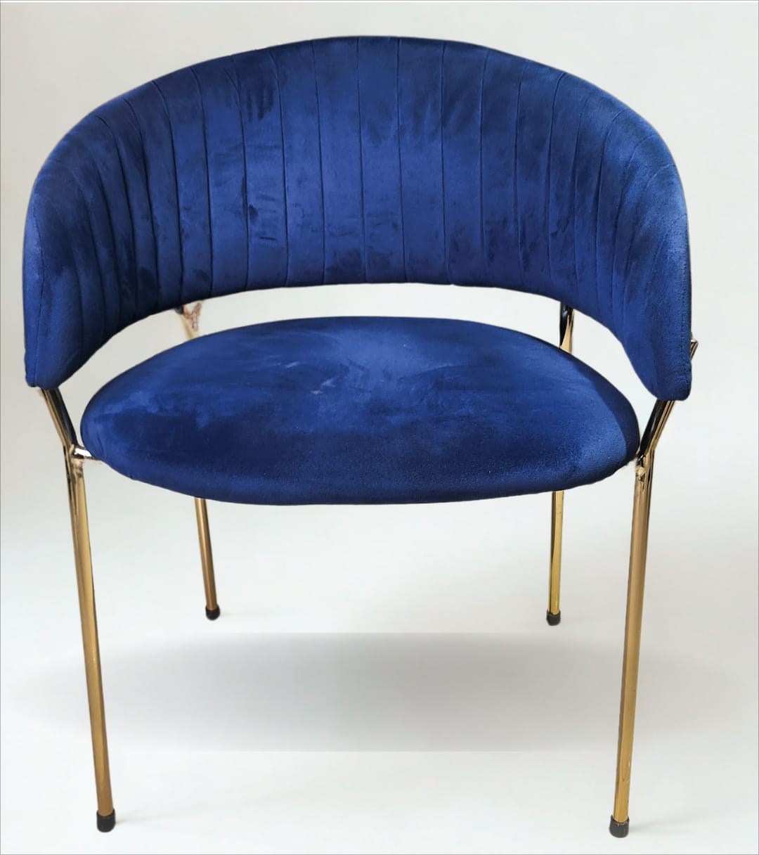 Velvet Accent Chair in Royal Blue