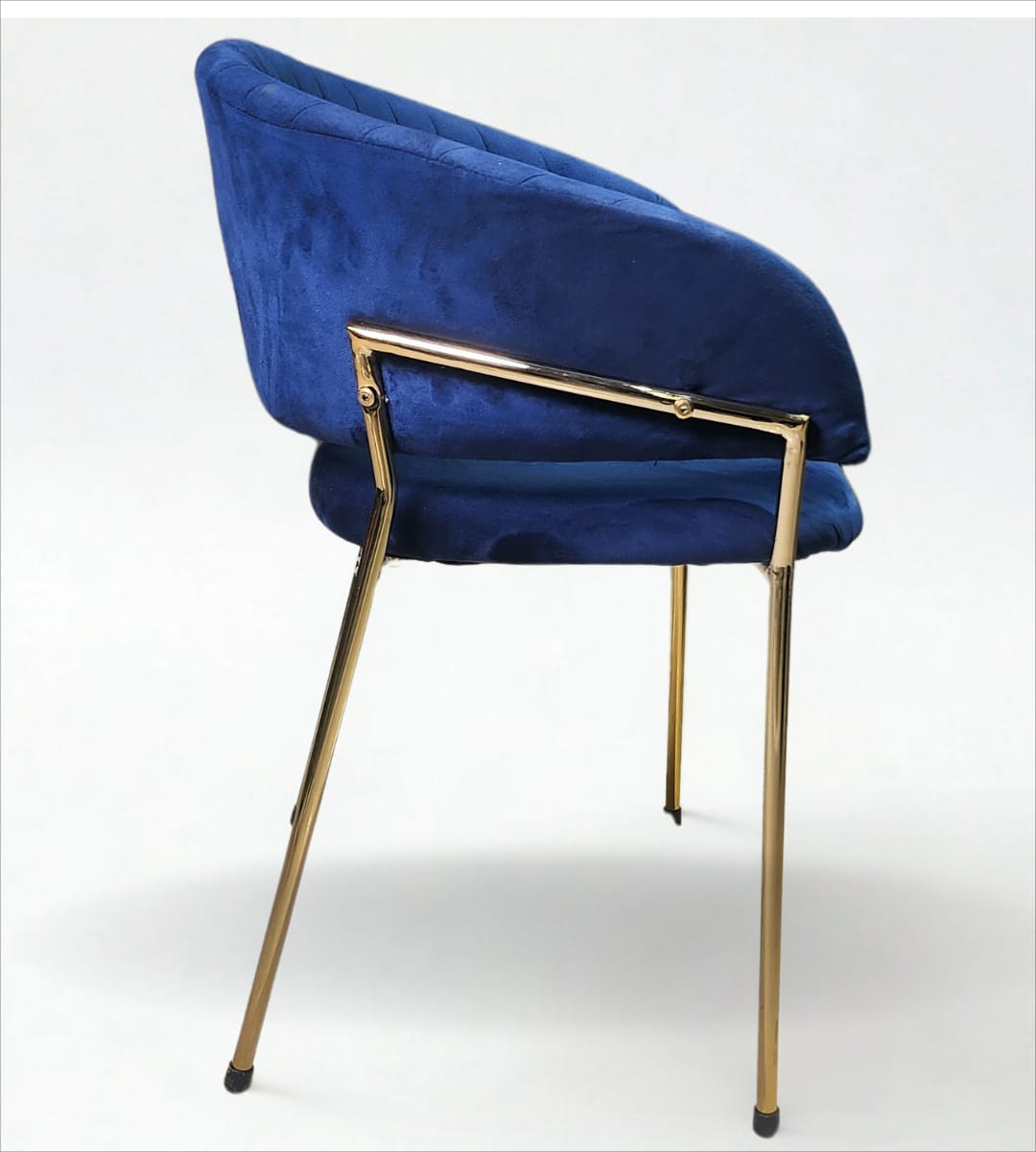 Velvet Accent Chair in Royal Blue