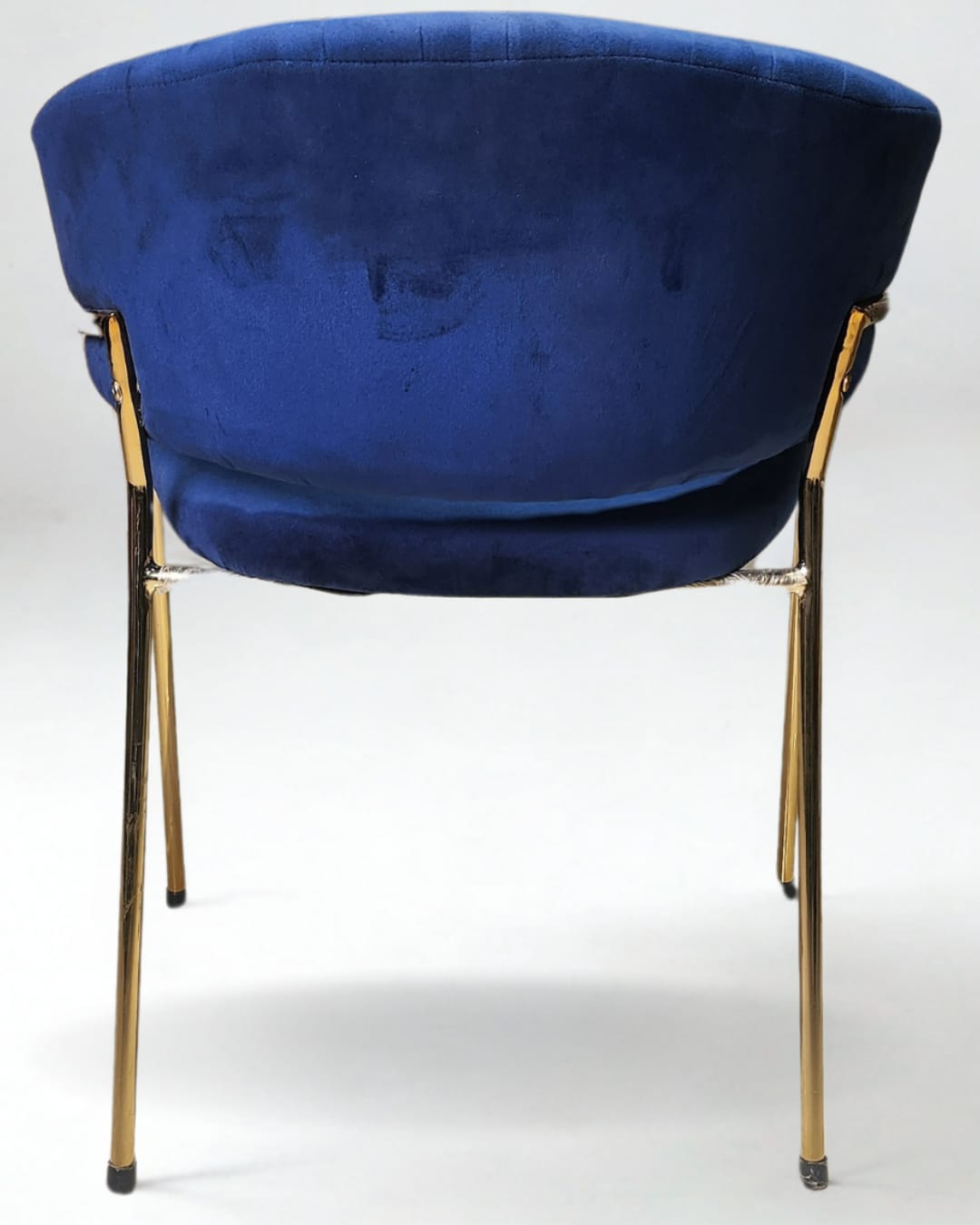 Velvet Accent Chair in Royal Blue