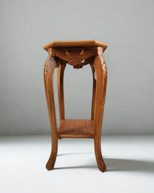Handcrafted Wooden Side Table