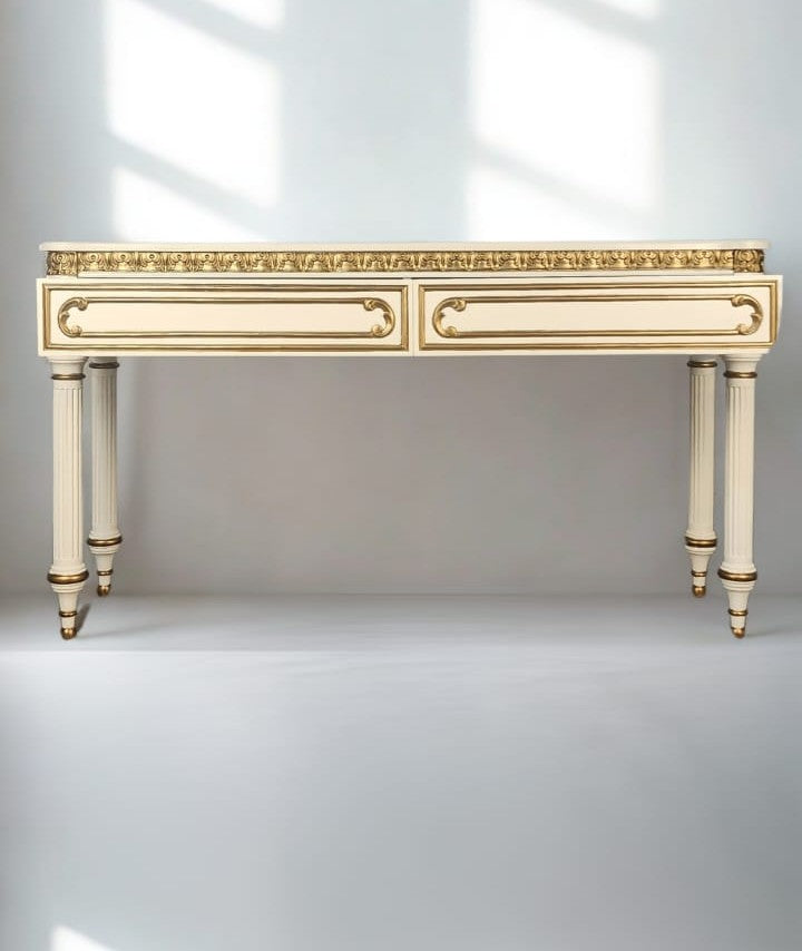 classic wooden console table