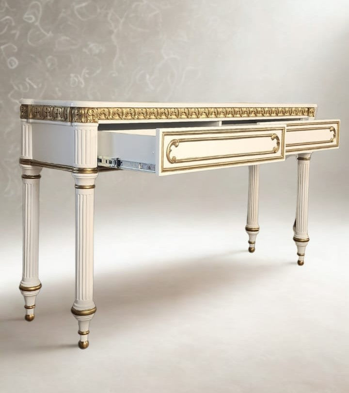 classic wooden console table