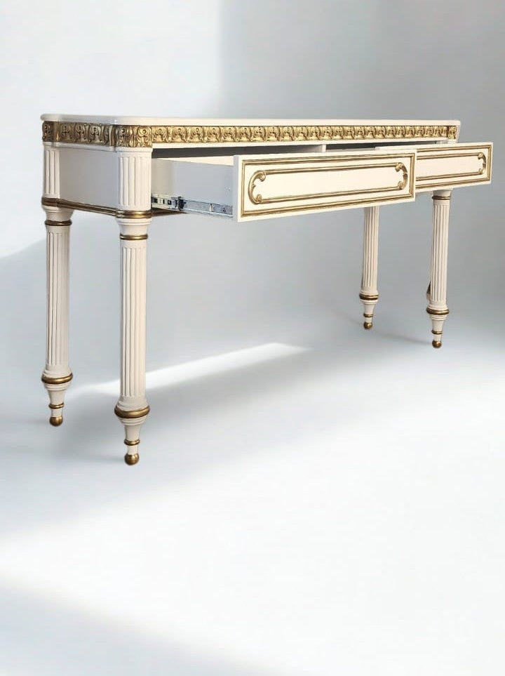 classic wooden console table