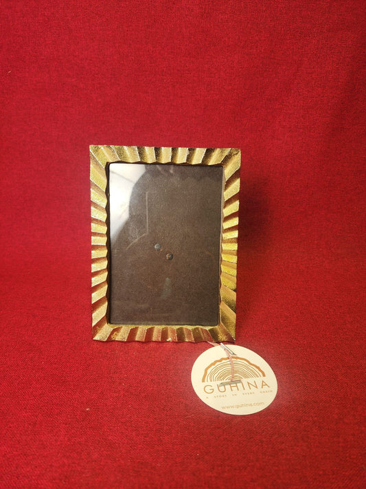 Golden Textured Photo Frames
