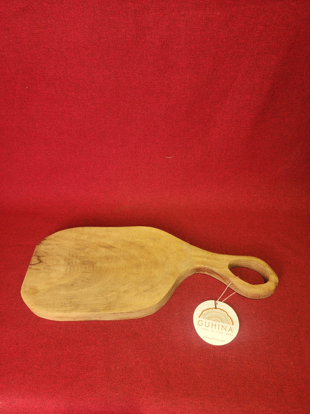 Handcrafted Wooden Serving Board with Handle