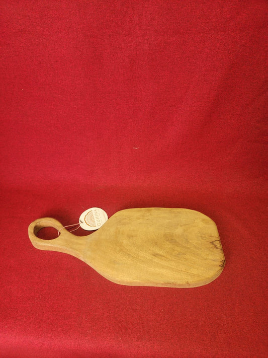 Handcrafted Wooden Serving Board with Handle