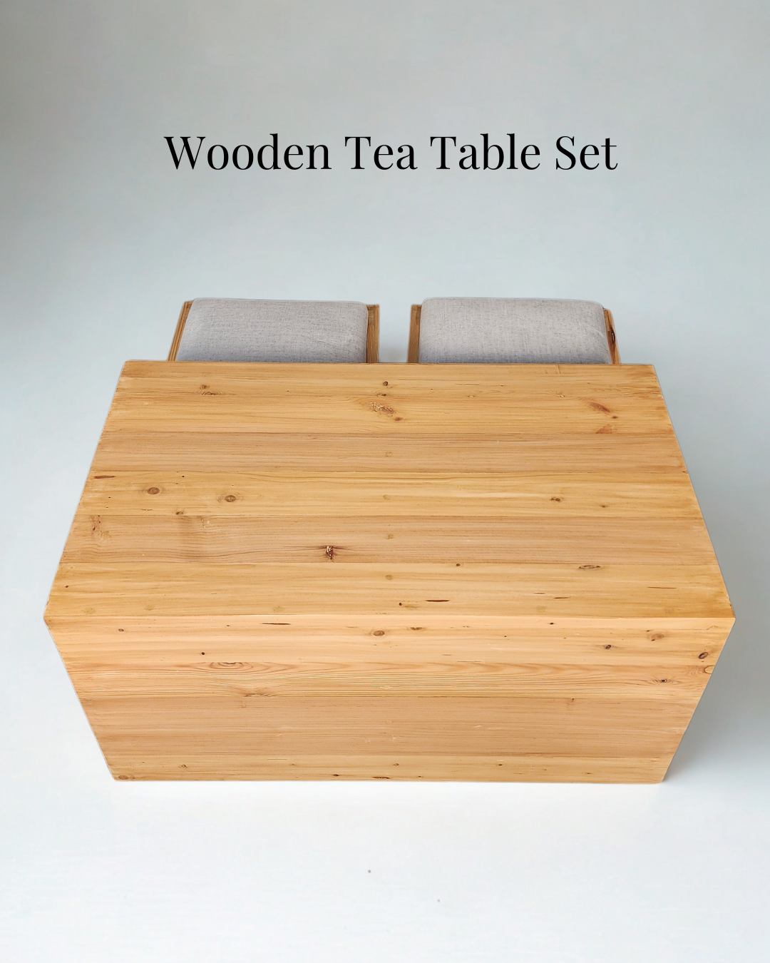 Wooden Tea Table Set